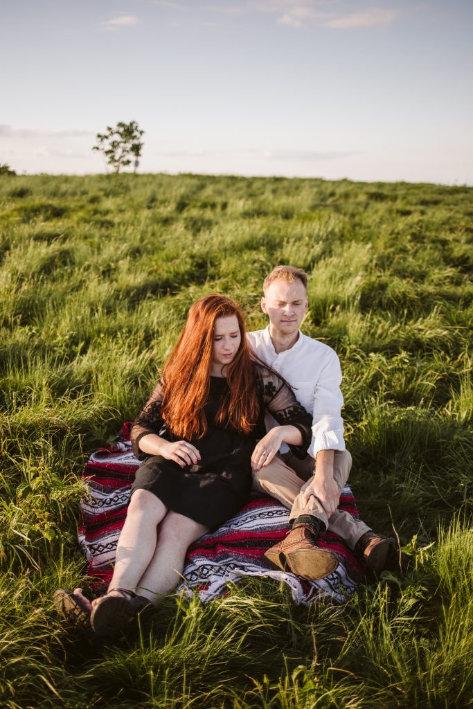 roan mountain engagement session