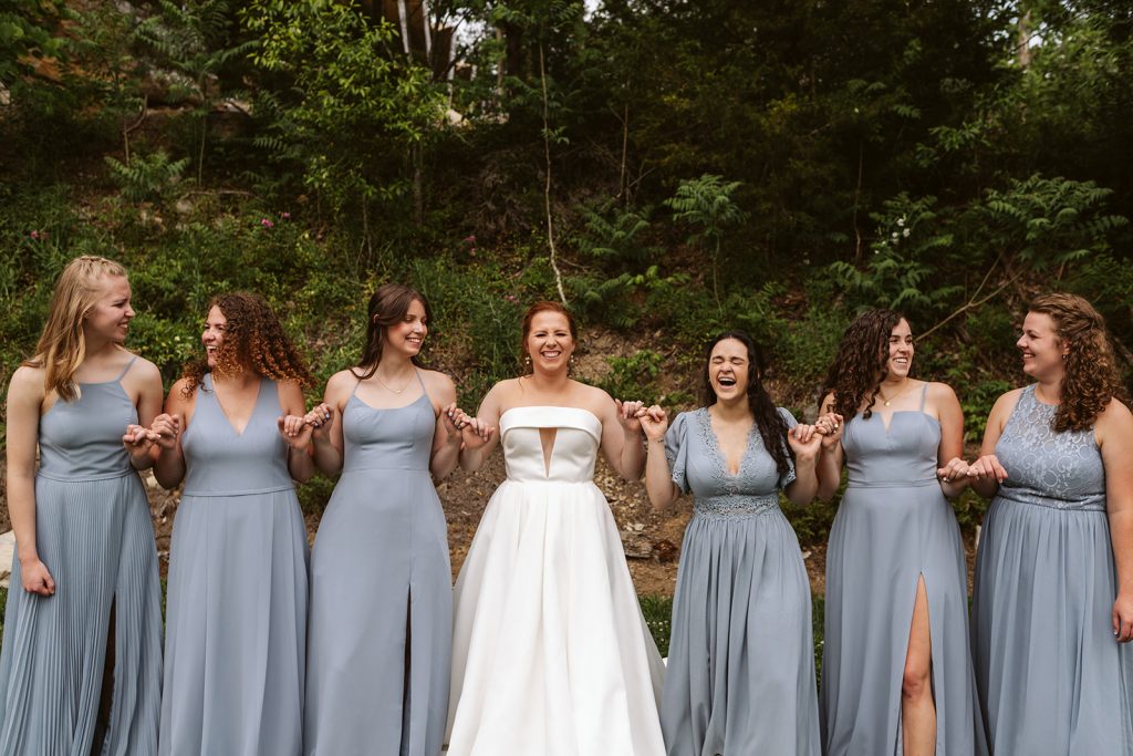 Tennessee Mountain Wedding Bridal Party