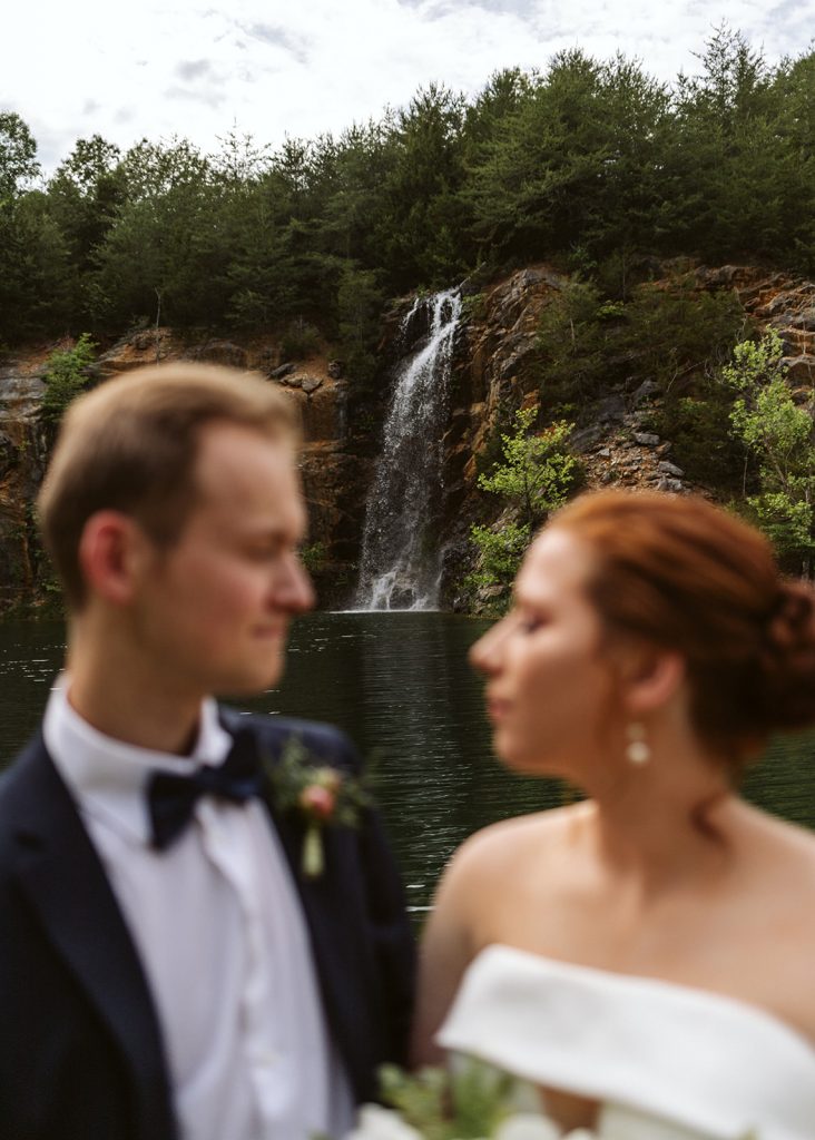 Tennessee Mountain Wedding Waterfall Portraits
